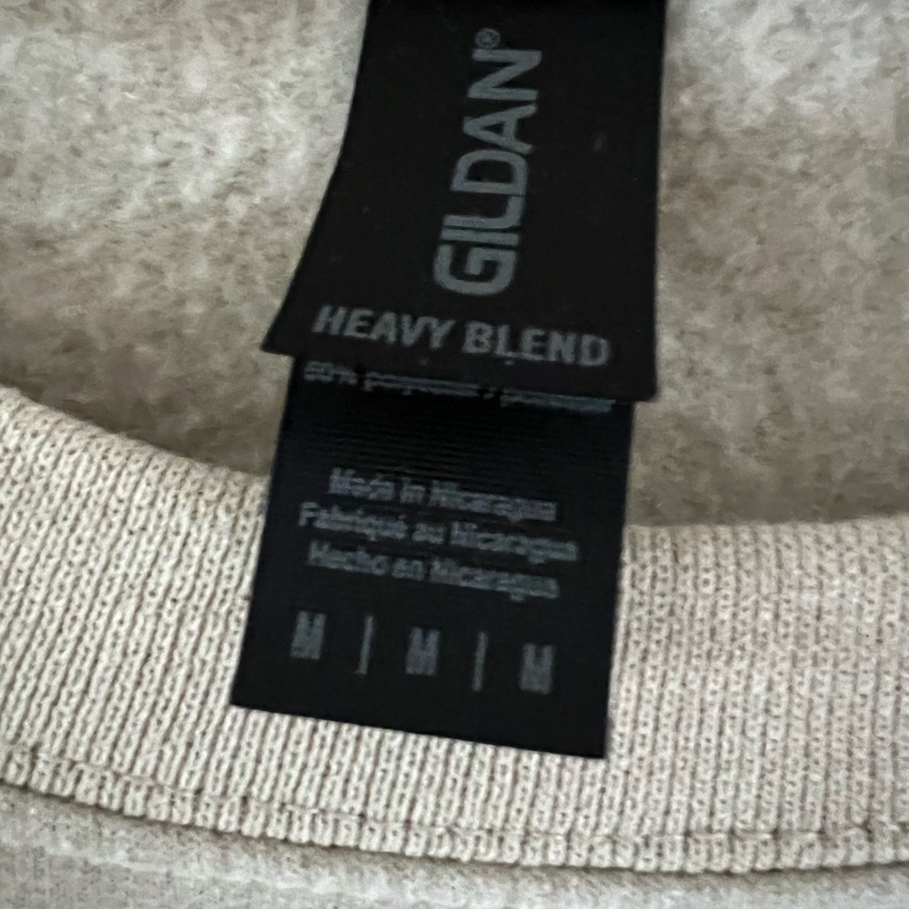Fluent in Fowl Language Cream Sweatshirt medium - Picture 3 of 3